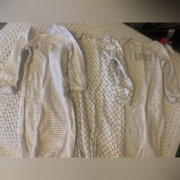 3 Pc Baby Nightgowns - Picture 1 of 13